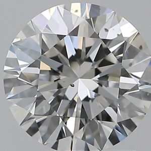 1.7 carat, G colour, SI1 clarity, Round shape, Natural Diamond.