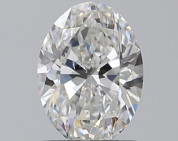 0.96 carat, F colour, SI2 clarity, Oval shape, Natural Diamond.
