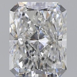2 carat, F colour, VS1 clarity, Radiant shape, Natural Diamond.