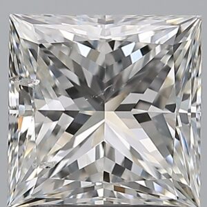 2 carat, H colour, SI2 clarity, Princess shape, Natural Diamond.