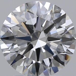 2 carat, D colour, SI1 clarity, Round shape, Natural Diamond.