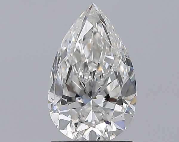 1.5 carat, E colour, SI2 clarity, Pear shape, Natural Diamond.