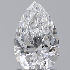 1.01 carat, D colour, SI2 clarity, Pear shape, Natural Diamond.