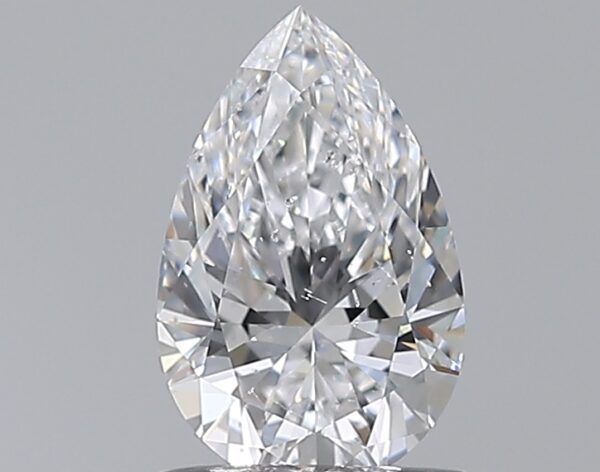 1.01 carat, D colour, SI2 clarity, Pear shape, Natural Diamond.