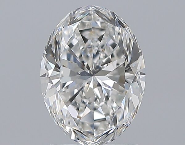 2.02 carat, F colour, SI1 clarity, Oval shape, Natural Diamond.