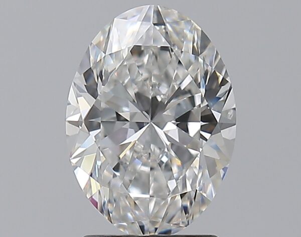 2.01 carat, F colour, SI1 clarity, Oval shape, Natural Diamond.