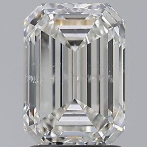 2.02 carat, H colour, SI2 clarity, Emerald shape, Natural Diamond.