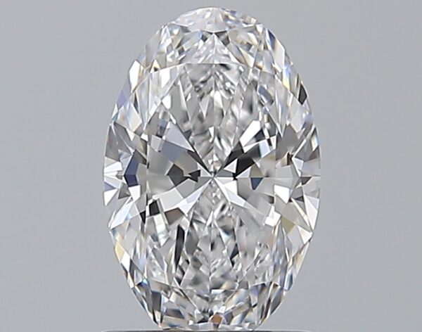 1 carat, D colour, VVS2 clarity, Oval shape, Natural Diamond.