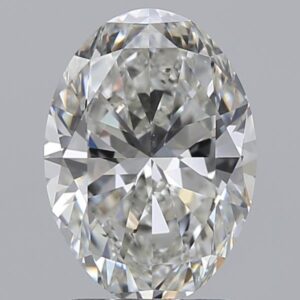 2 carat, H colour, SI1 clarity, Oval shape, Natural Diamond.