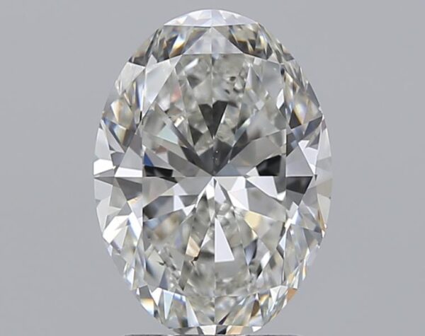 2 carat, H colour, SI1 clarity, Oval shape, Natural Diamond.