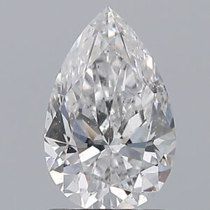1.51 carat, D colour, SI2 clarity, Pear shape, Natural Diamond.