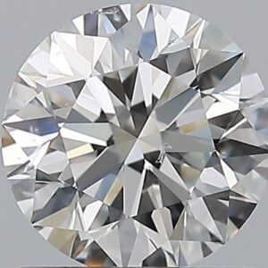 1.01 carat, G colour, SI1 clarity, Round shape, Natural Diamond.