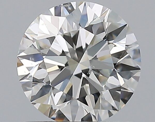 1.01 carat, G colour, SI1 clarity, Round shape, Natural Diamond.