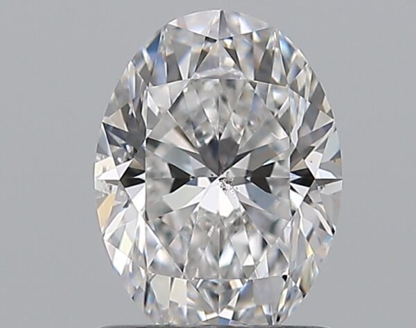 1 carat, D colour, SI1 clarity, Oval shape, Natural Diamond.