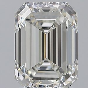 1.51 carat, H colour, IF clarity, Emerald shape, Natural Diamond.