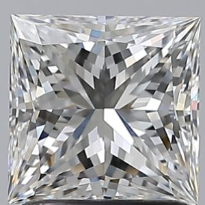 1.51 carat, G colour, VVS2 clarity, Princess shape, Natural Diamond.