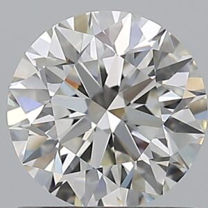 0.96 carat, H colour, IF clarity, Round shape, Natural Diamond.