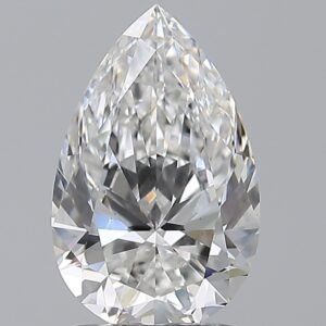 2.01 carat, E colour, VS2 clarity, Pear shape, Natural Diamond.