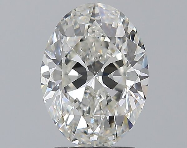 2.01 carat, H colour, SI1 clarity, Oval shape, Natural Diamond.