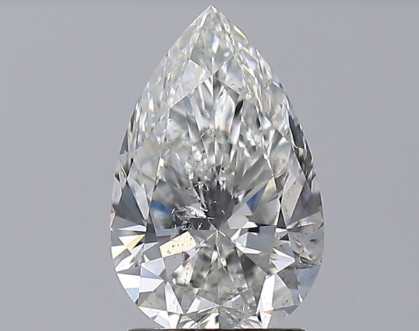 2 carat, G colour, SI2 clarity, Pear shape, Natural Diamond.
