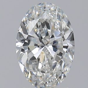 2 carat, F colour, SI1 clarity, Oval shape, Natural Diamond.