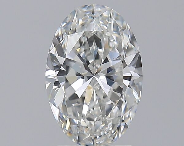 2 carat, F colour, SI1 clarity, Oval shape, Natural Diamond.