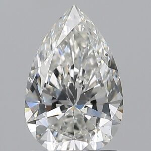 1.01 carat, G colour, SI2 clarity, Pear shape, Natural Diamond.