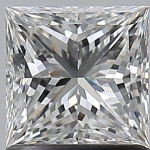 1.05 carat, G colour, VVS2 clarity, Princess shape, Natural Diamond.