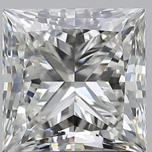 1.79 carat, H colour, SI1 clarity, Princess shape, Natural Diamond.
