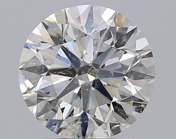 1.2 carat, F colour, SI2 clarity, Round shape, Natural Diamond.