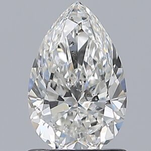 1.02 carat, G colour, SI2 clarity, Pear shape, Natural Diamond.