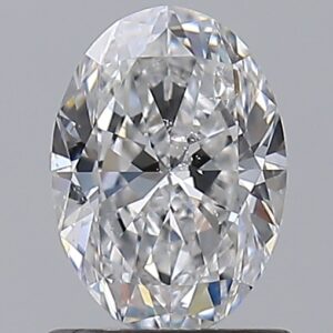 0.96 carat, E colour, SI2 clarity, Oval shape, Natural Diamond.