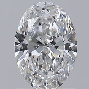 0.96 carat, D colour, SI2 clarity, Oval shape, Natural Diamond.