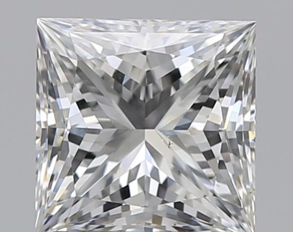 1 carat, G colour, VS2 clarity, Princess shape, Natural Diamond.