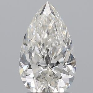 1.51 carat, G colour, SI2 clarity, Pear shape, Natural Diamond.