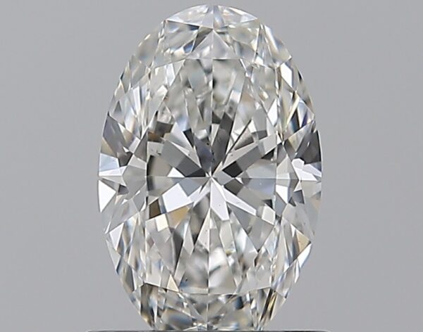 1 carat, G colour, VS2 clarity, Oval shape, Natural Diamond.