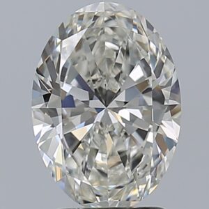 2 carat, G colour, VVS2 clarity, Oval shape, Natural Diamond.