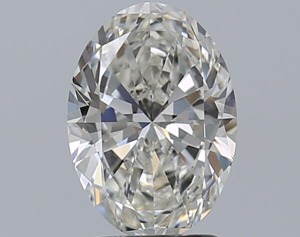 2 carat, G colour, VVS2 clarity, Oval shape, Natural Diamond.