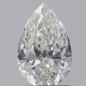 1 carat, H colour, VS1 clarity, Pear shape, Natural Diamond.