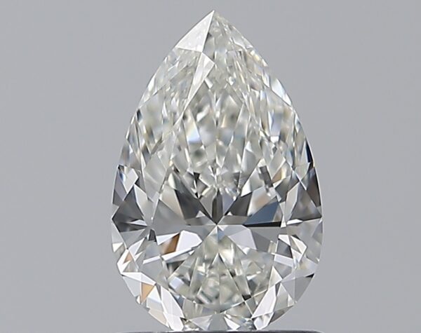 1 carat, H colour, VS1 clarity, Pear shape, Natural Diamond.