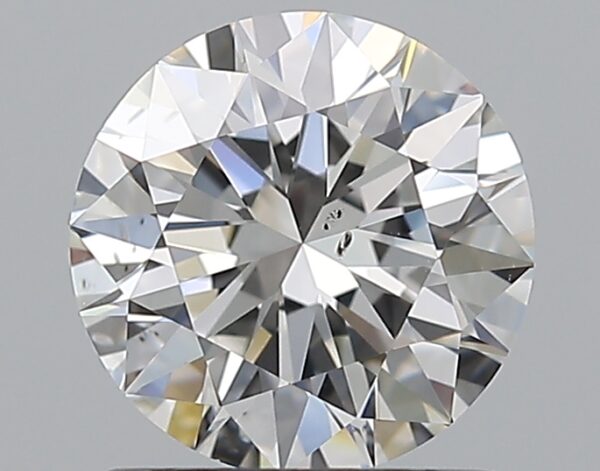 1.2 carat, F colour, SI1 clarity, Round shape, Natural Diamond.