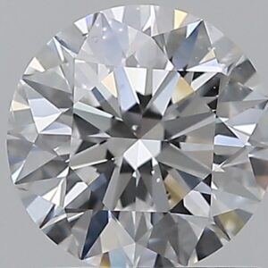 1.02 carat, D colour, SI1 clarity, Round shape, Natural Diamond.