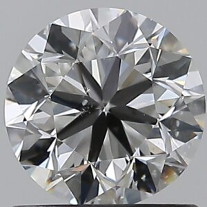 1 carat, F colour, SI1 clarity, Round shape, Natural Diamond.