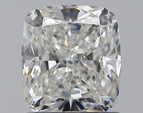 1.2 carat, H colour, SI1 clarity, Cushion shape, Natural Diamond.