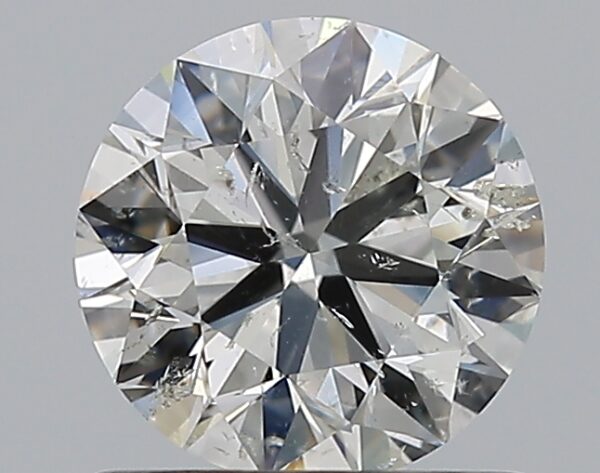 0.96 carat, G colour, SI2 clarity, Round shape, Natural Diamond.