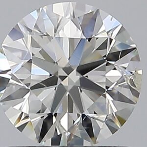 0.97 carat, H colour, SI2 clarity, Round shape, Natural Diamond.
