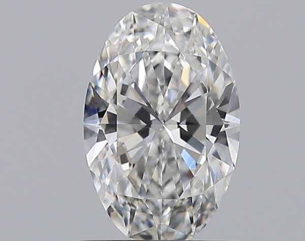 1 carat, E colour, SI1 clarity, Oval shape, Natural Diamond.
