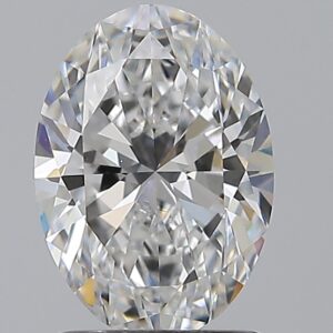 1.3 carat, E colour, VS2 clarity, Oval shape, Natural Diamond.