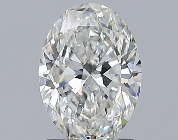 1.2 carat, G colour, SI1 clarity, Oval shape, Natural Diamond.