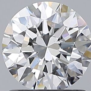 1 carat, D colour, VS2 clarity, Round shape, Natural Diamond.